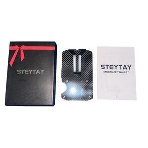 STEYTAY WALLET Simple Stylish Metal Wallet Designed for Men and Women